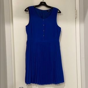 Madewell Silk Dress with Pleated Skirt 10
